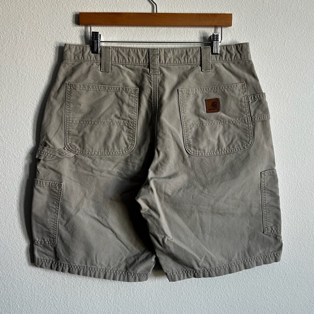 Carhartt B147 TAN brown work wear carpenter shorts